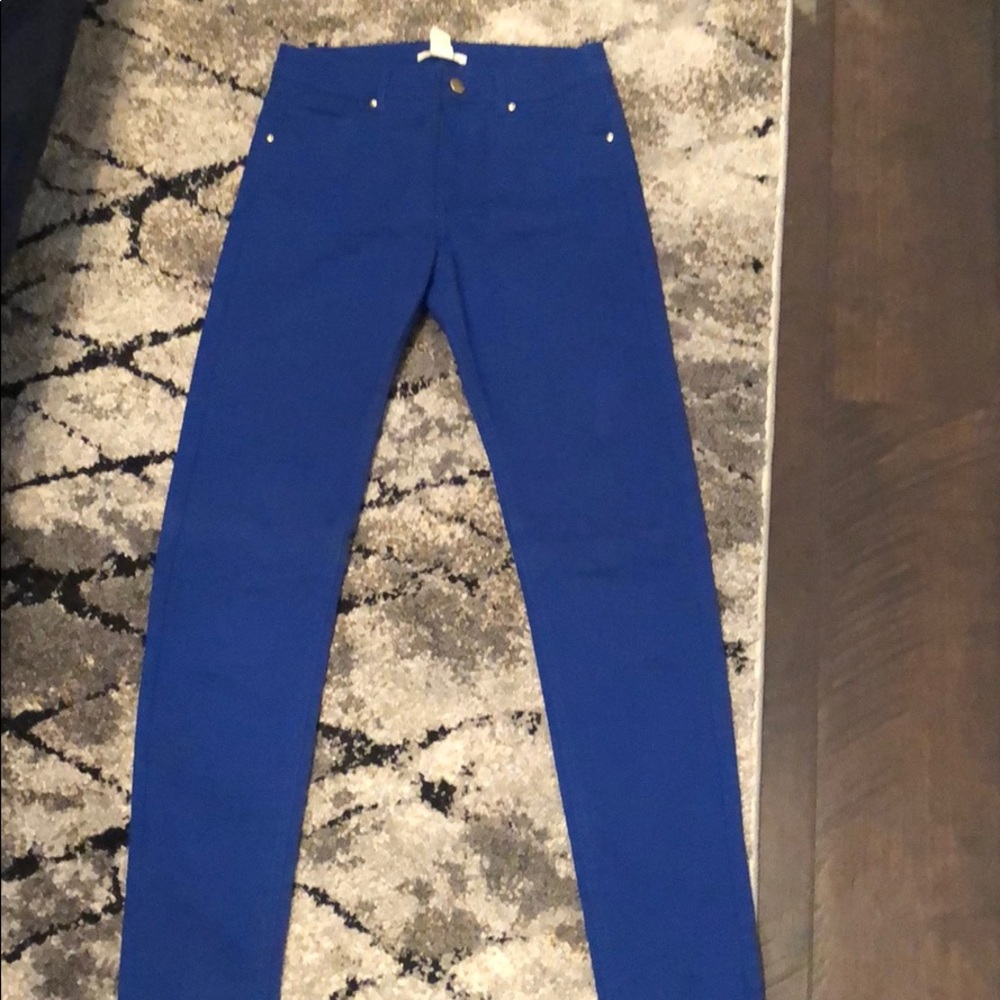 H&M blue pants size 4